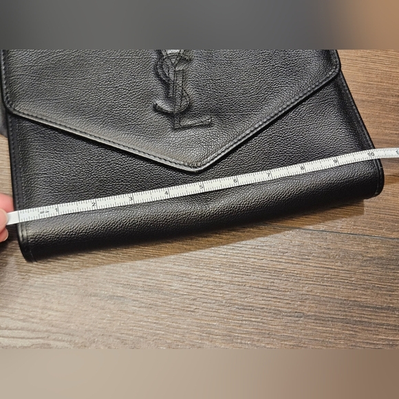 Vintage YSL Black Leather Clutch - Picture 14 of 16